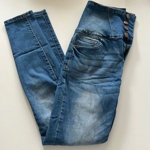 Fashion Nova jeans button down high rise size 5